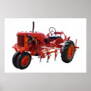 Buscar tractor rojo posters Granja