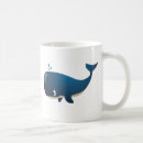 Buscar ballena linda tazas Dibujo animado