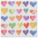 Buscar corazones del arco iris telas General y unisex