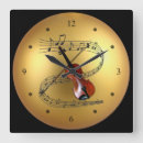 Buscar violín relojes de pared Banda
