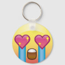 Buscar emoji feliz de la cara llaveros Griterío