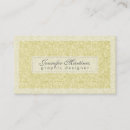 Buscar amarillo claro tarjetas de visita Elegante