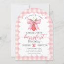 Buscar 1ra fiesta invitaciones de cumpleaños Niña