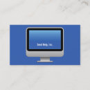 Buscar monitor tarjetas de visita Tecnología