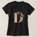 Buscar letra d camisetas Floral