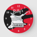 Buscar guitarra eléctrica relojes de pared Rock