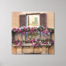 Buscar balcón lienzos Flores