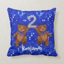 Buscar osos de peluche cojines Azul