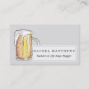 Buscar cerveza tarjetas de visita Bebidas