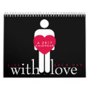Buscar amor calendarios Rojo