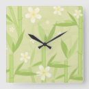 Buscar bambú relojes de pared Elegante