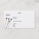 Buscar sastre tarjetas de visita Patrón
