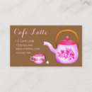 Buscar cafetería tarjetas de visita Cafetera