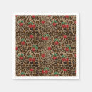 Buscar estampado de animales servilletas Leopardo