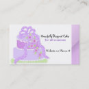 Buscar morado tarjetas de visita Pastelería
