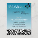 Buscar modelo animal invitaciones Cebra