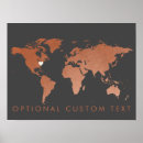 Buscar mapa del mundo moderno posters Viajar