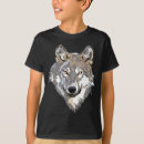 Buscar cara del lobo camisetas 6 º cara