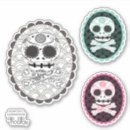 Buscar día de muertos pegatinas Gótico