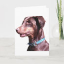Buscar doberman pinscher tarjetas Dobie