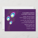 Buscar pavo real invitaciones Elegante