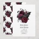 Buscar cuervo gótico invitaciones Negro