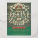 Buscar pub invitaciones Irlandés