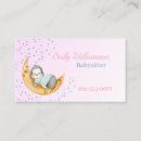 Buscar nanny tarjetas de visita Adorable
