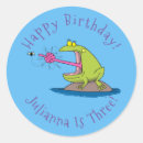 Buscar ranas divertidas pegatinas Para niños