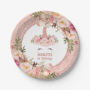 Buscar unicornios platos Chica