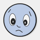 Buscar cara triste imanes Azul