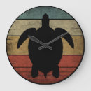 Buscar amante la tortuga de relojes de pared Océano