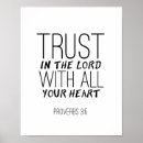 Buscar confianza en el señor posters Verso