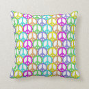 Buscar signo de la paz cojines Colorido