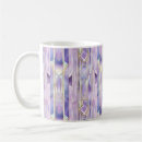 Buscar lilas tazas Vidrio manchado de lilas