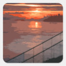 Buscar puente san francisco pegatinas Amanecer