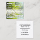 Buscar beneficios tarjetas de visita Quiropráctico