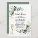 Buscar champagne glass invitaciones Ducha de novia