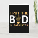 Buscar bádminton tarjetas Raqueta de bádminton