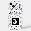 Buscar pollos iphone fundas Blanco y negro