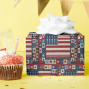 Buscar bandera americana papel de regalo Estrellas y franjas
