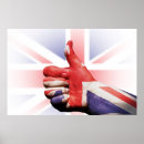 Buscar del pulgar posters Mano