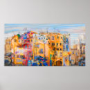 Buscar ciudad abstracta posters Pintura