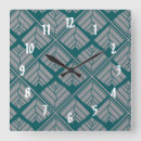 Buscar square relojes de pared Silver