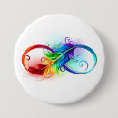 Buscar símbolo del infinito chapas Arco iris