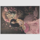 Buscar retrato femenino papel de seda Rosa