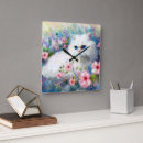 Buscar ojos gato de relojes de pared 9 º gata