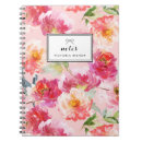 Buscar rosado de la flor libretas Para ella