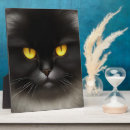 Buscar gato negro placas fotograbadas Halloween