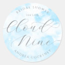 Buscar nube azul pegatinas Ducha de novia